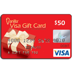 How can you check the balance of a Visa gift card?